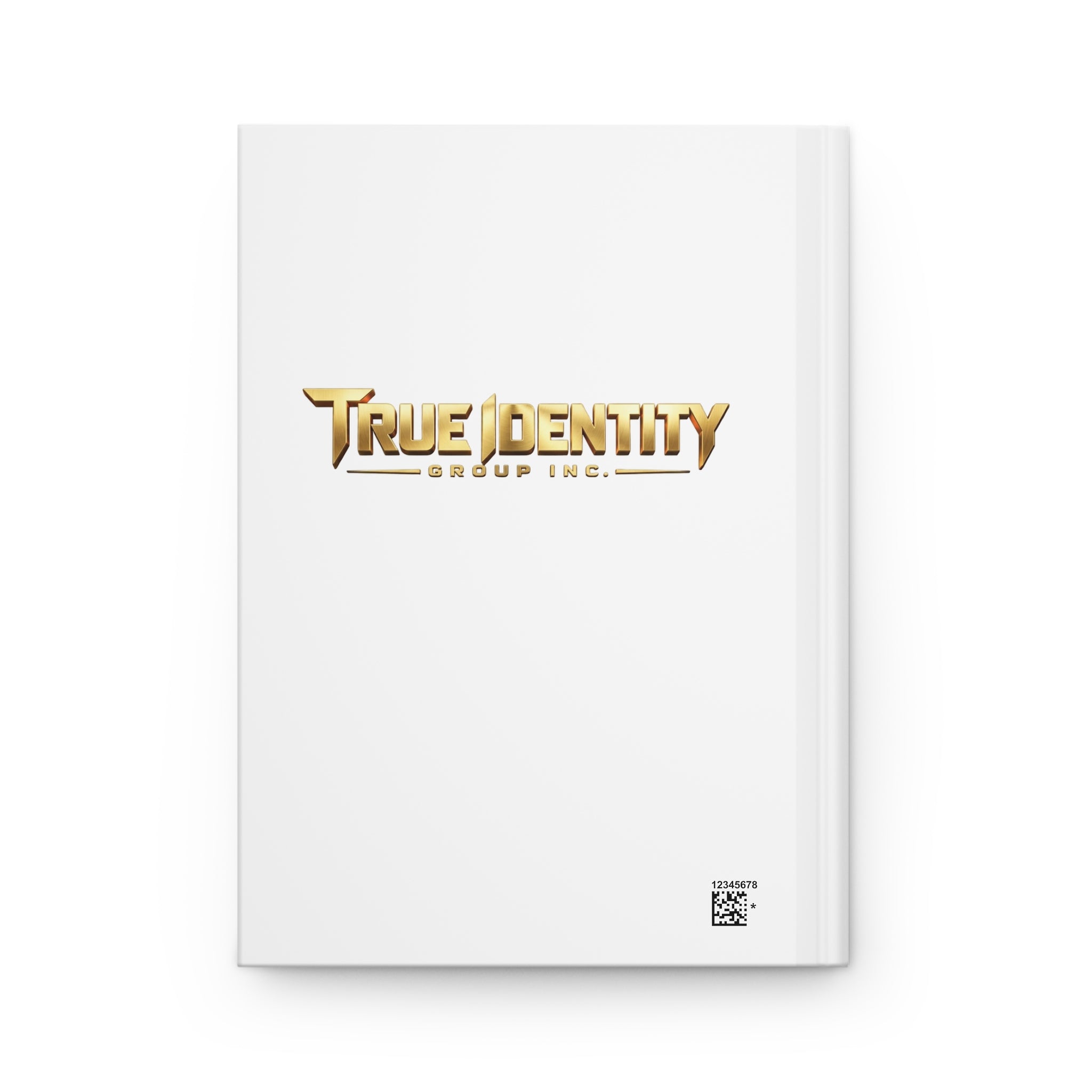 Hardcover Journal — True Identity Gold Logo Matte Notebook