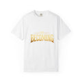 The Becoming T‑Shirt — Inspirational Gold Lettering Tee