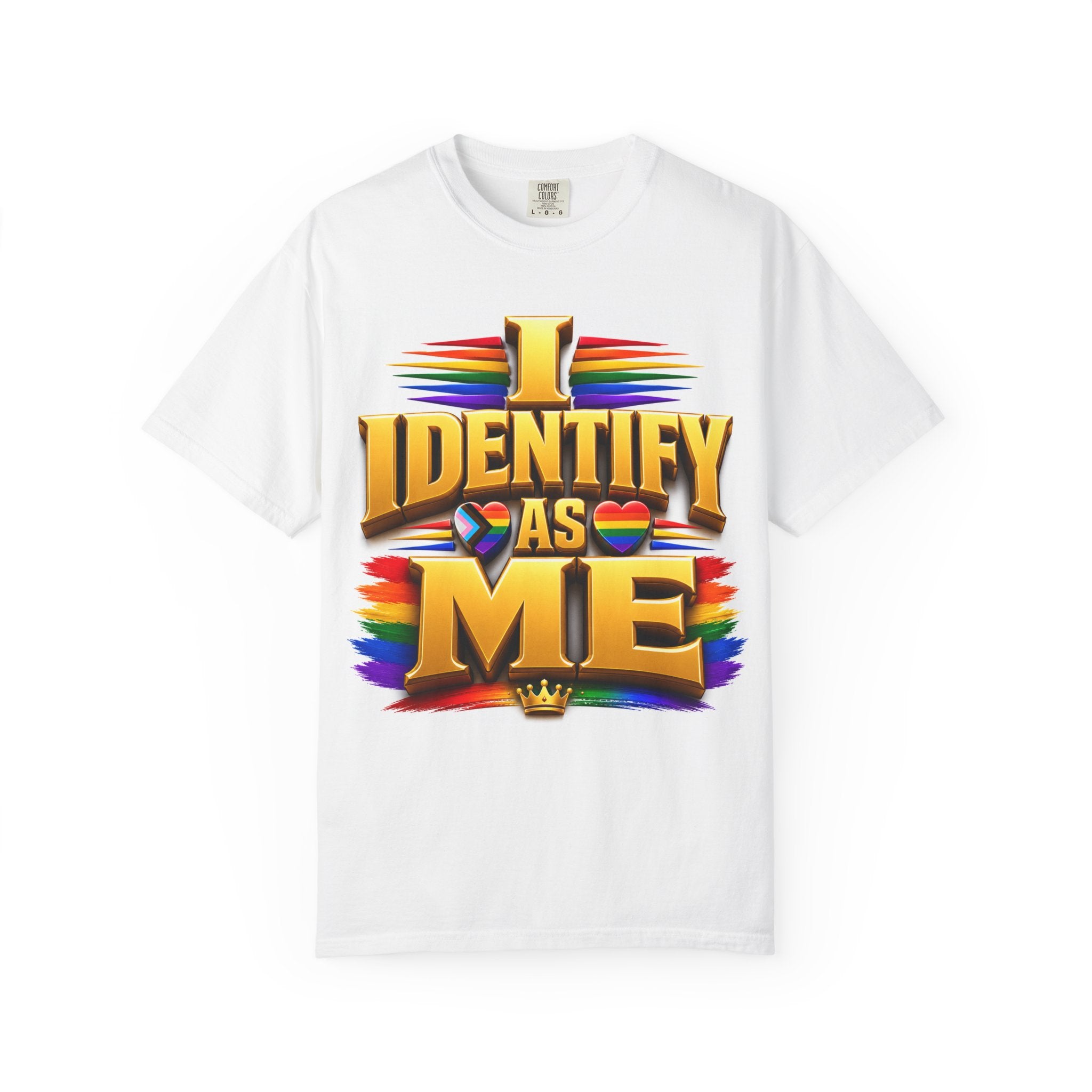 I Identify As Me Rainbow Pride T-Shirt