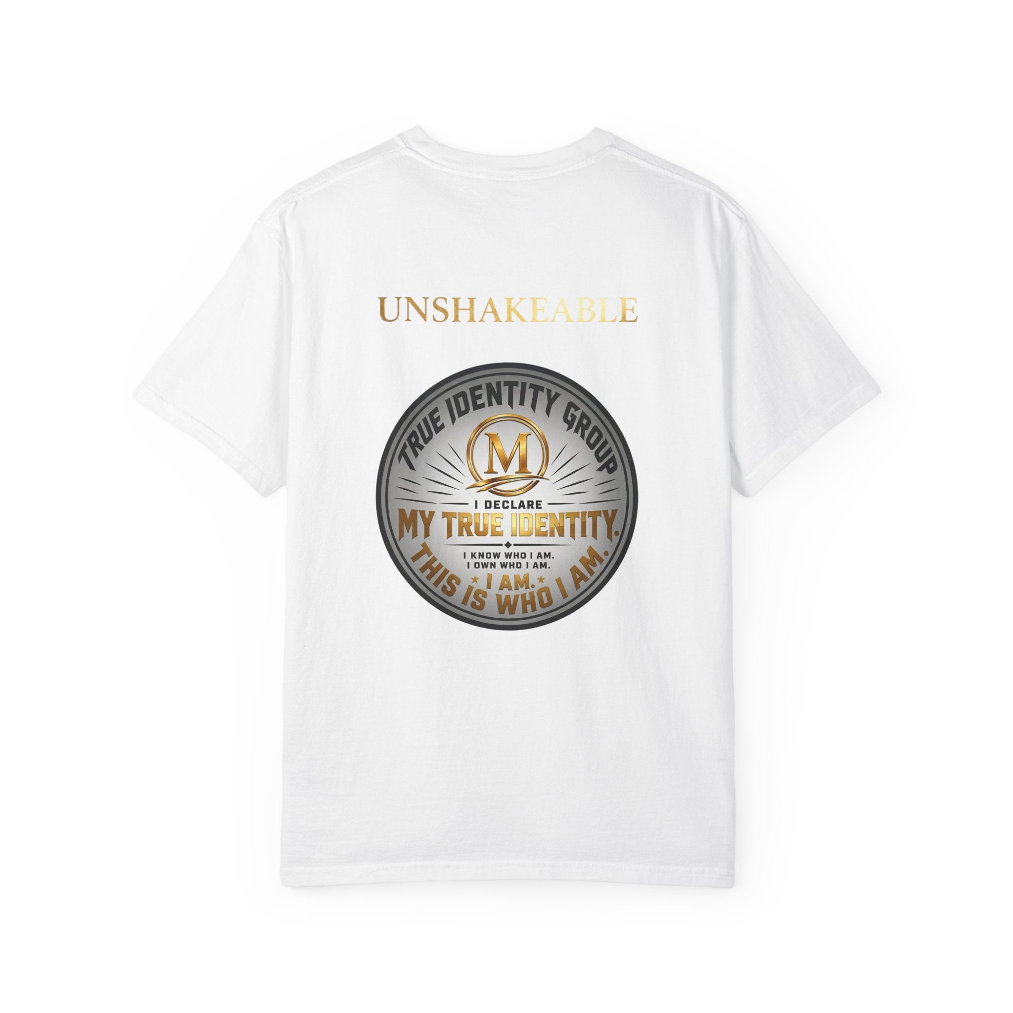 Unshakeable Identity T-Shirt — 'My True Identity' Logo Tee
