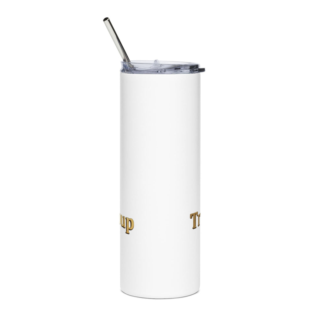 True Identity Co. Gold Logo 20oz Stainless Steel Tumbler