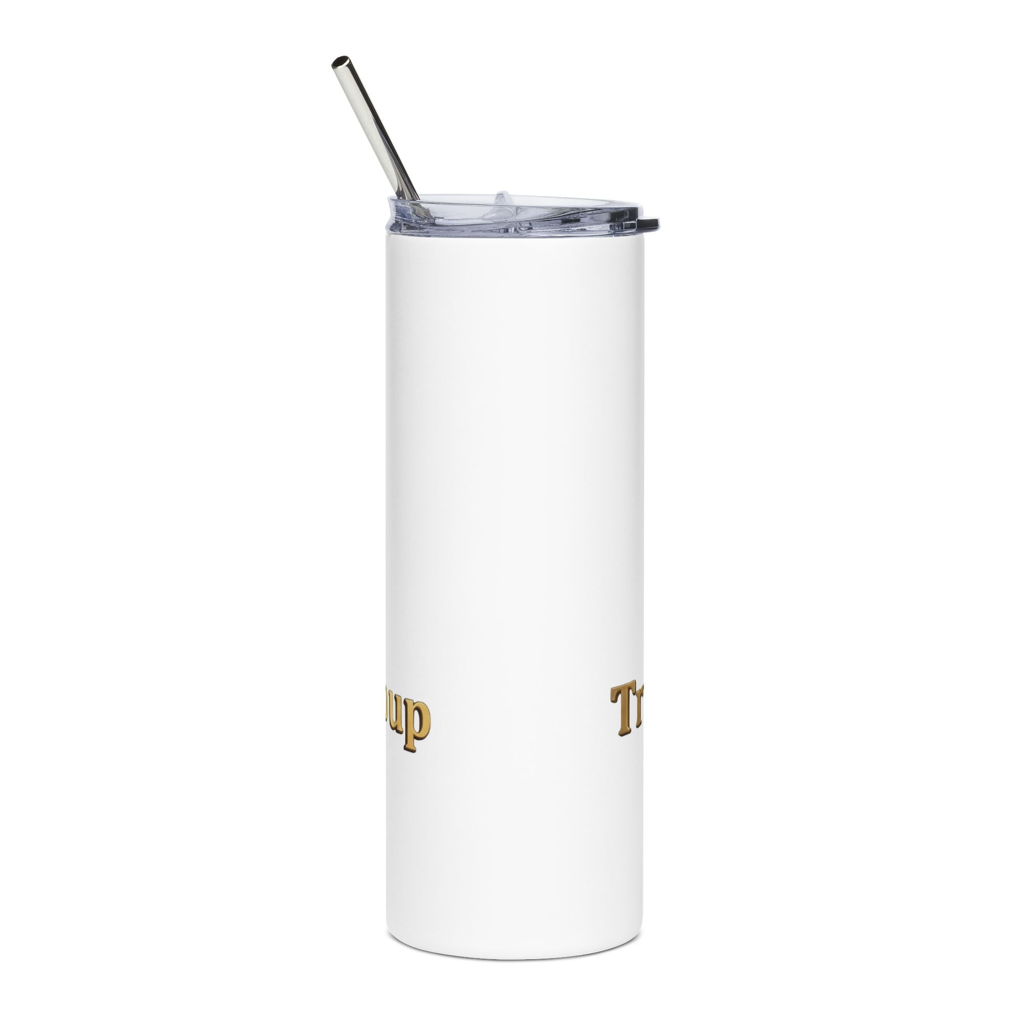 True Identity Co. Gold Logo 20oz Stainless Steel Tumbler