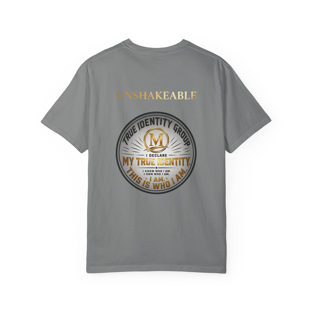 Unshakeable Identity T-Shirt — 'My True Identity' Logo Tee